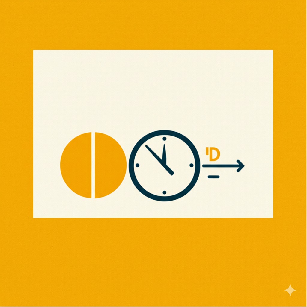 Clock/calendar icons representing time-to-fill differences